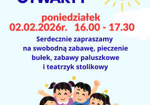 plakat informujacy o Dniu Otwartym